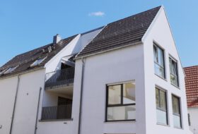 Foto Hausansicht 2 Zimmer Mietwohnung im 1. Obergeschoss in 70839 Gerlingen