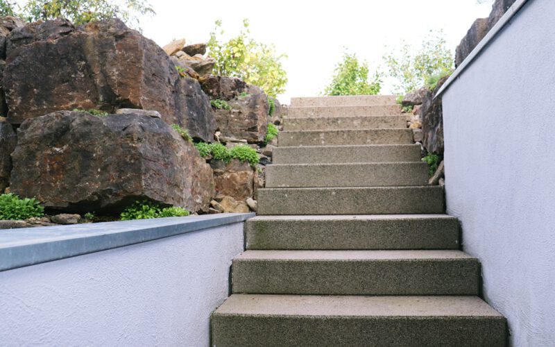 Aufgang UG zum Garten