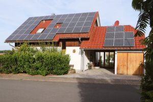 Hausansicht Einfamilienhaus in Ahorn
