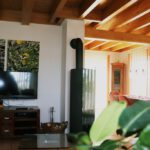 Freistehendes Einfamilienhaus in 74744 Ahorn, Wohnbereich mit Kamin