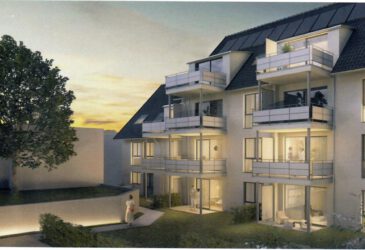 Mietwohnung in 70469 Stuttgart - illustrierte Hausansicht
