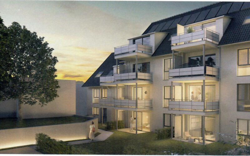 Mietwohnung in 70469 Stuttgart - illustrierte Hausansicht