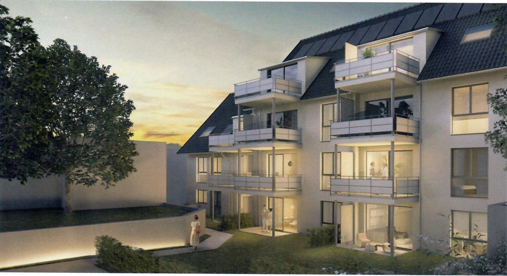 Mietwohnung in 70469 Stuttgart - illustrierte Hausansicht